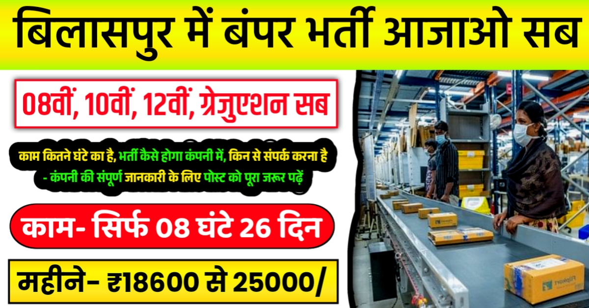 Flipkart Company Job In Bilaspur 2025